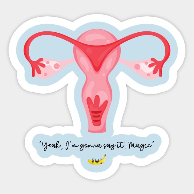 Magic Reproduction Two Sticker by ReallyWeirdQuestionPodcast